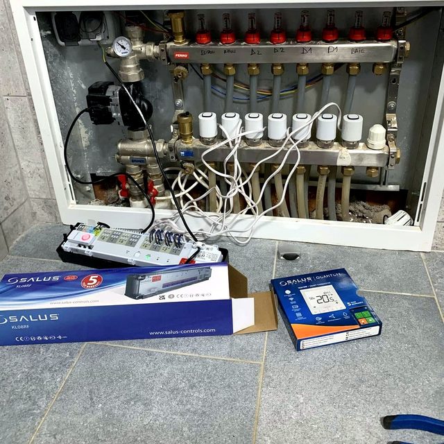 Încălzire în pardoseală — Incalzire pardoseala distribuitor automatizare