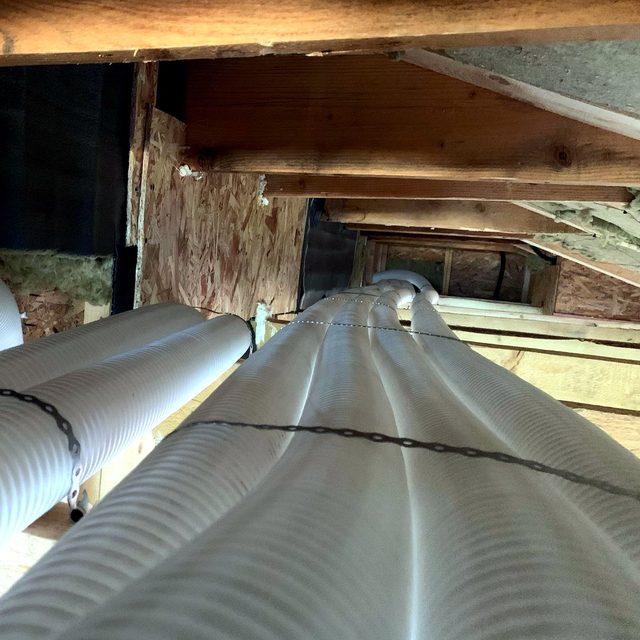 Ventilație — Ventilatie tubulatura tavan